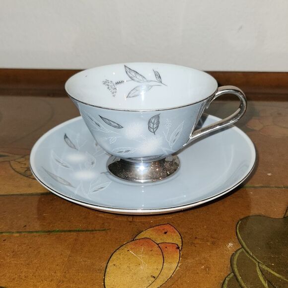 Sapphire by Deville Footed Cup and Saucer - Picture 1 of 5
